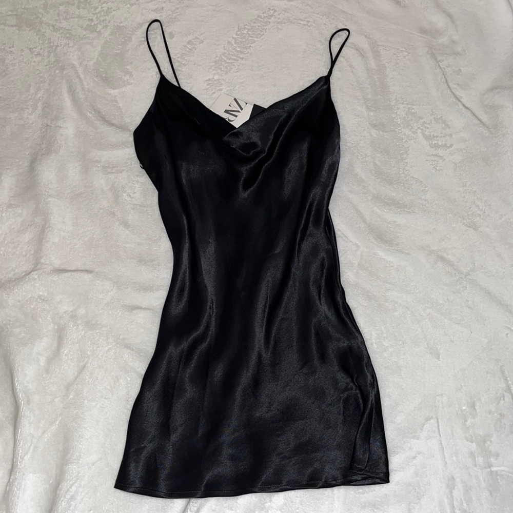 Zara satin dress